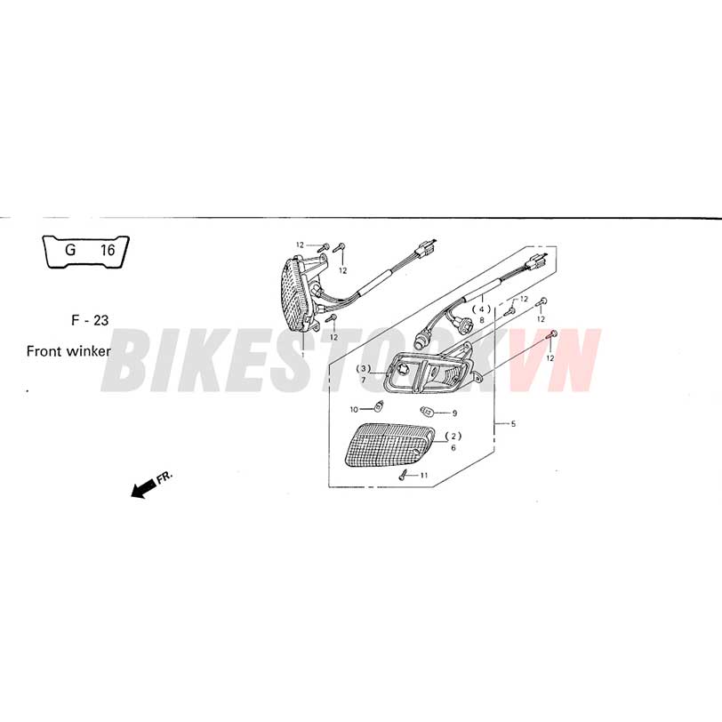 F-23_ĐÈN BÁO RẼ TRƯỚC